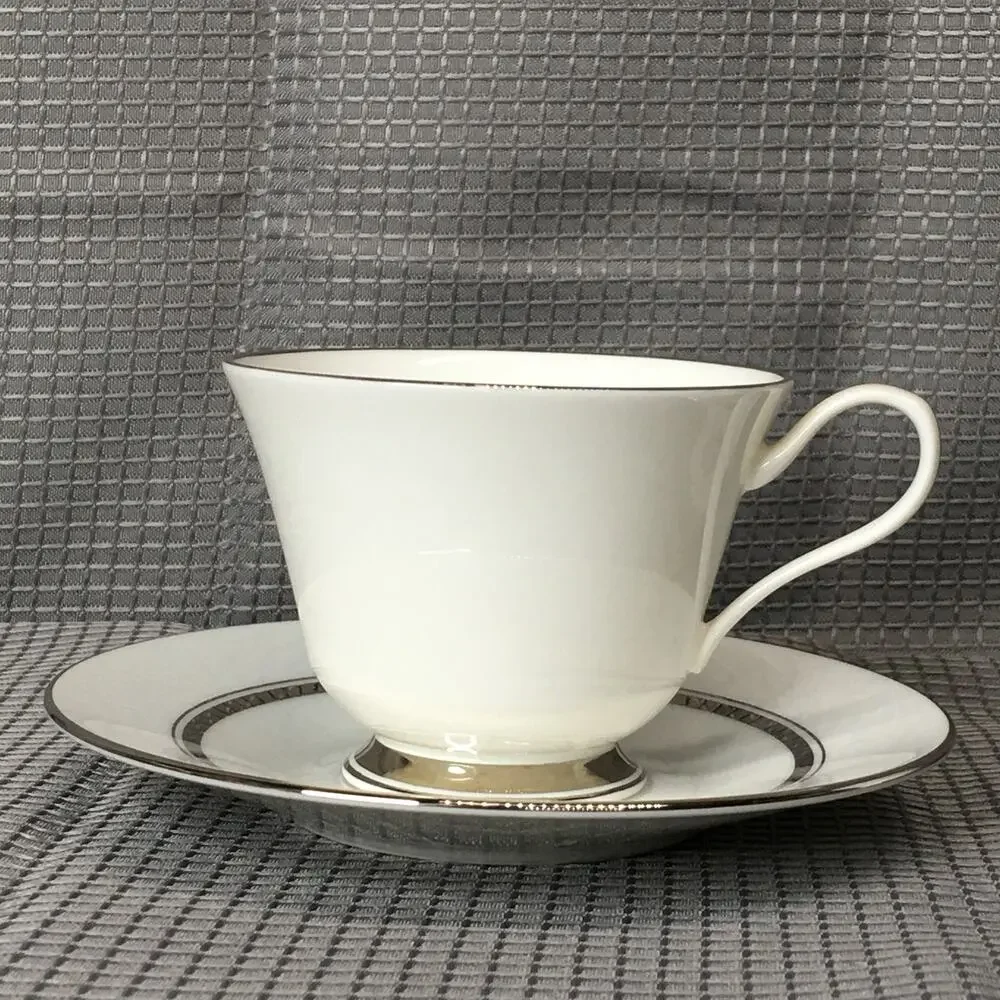 Oxford Bone China Lexington Pattern 2 Teacup and Saucer Sets Vintage (B)